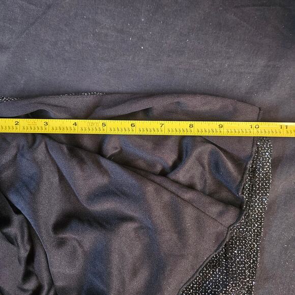 Premier Amour Glittery Ruched Midi Dress Size 12 Glam Witchy Goth Whimsigoth - Picture 9 of 9